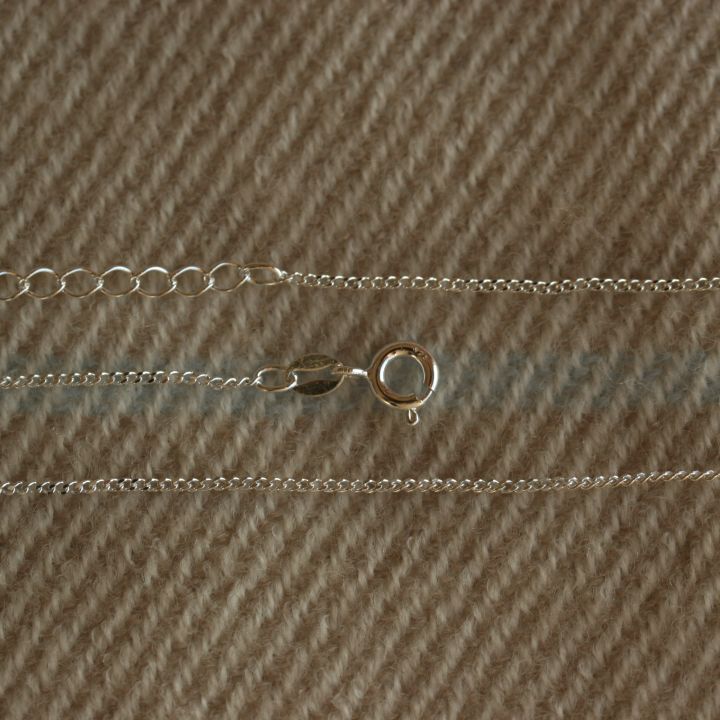 Silver Curb Chain 16-18  Claire Hartley Silver Jewellery